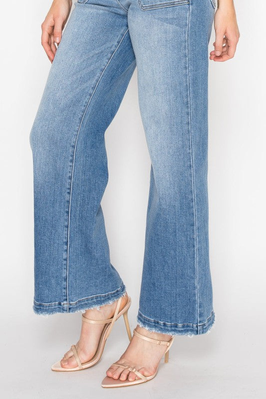 AT2080PZMT ECO FRIENDLY FABRIC HIGH RISE SLIM PALA - Artemis Vintage