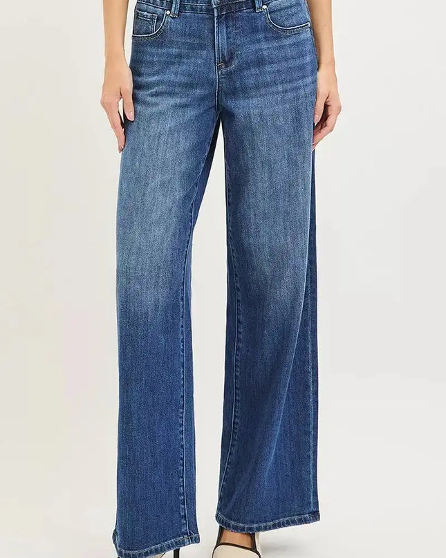 RISEN Slouchy Baggy Jeans with Pockets - Sleekdenim.com