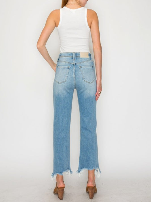 AT1120WDM - Ultra High Rise Modern Wide Jeans – Vi - Sleekdenim.com