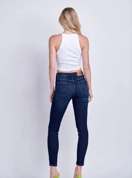 Artemis Vintage AT1041HSKD High Rise Skinny Jeans - Sleekdenim.com