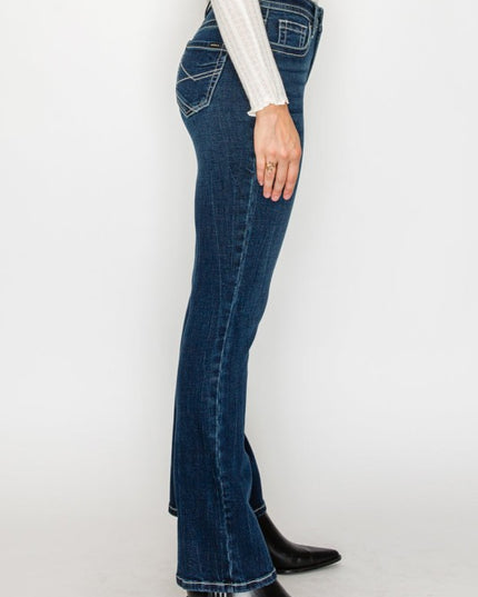 AT2106BTDT - TUMMY CONTROL HIGH RISE SLIM FLARE JE - Sleekdenim.com