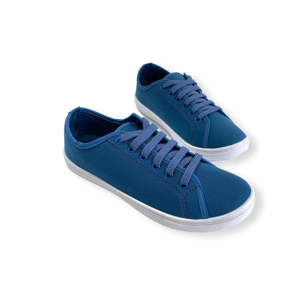 Free Spirit Sneakers in Blue - Sleekdenim.com