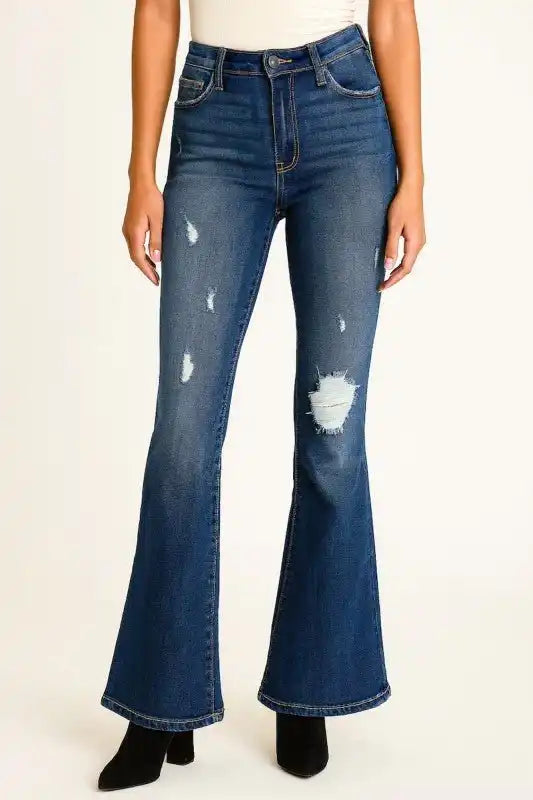 GJG Denim Hannah Bell Bottom Jean - Sleekdenim.com
