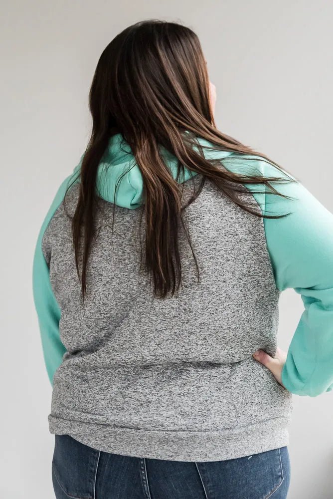 How It's Mint to Be Zip Hoodie - Sleekdenim.com