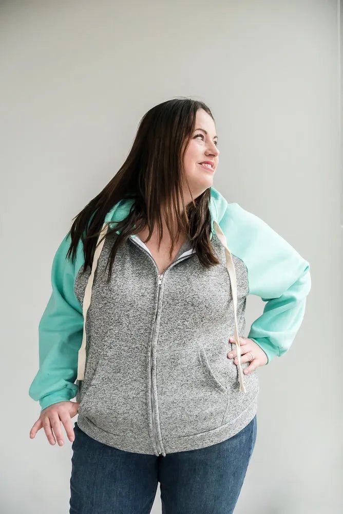 How It's Mint to Be Zip Hoodie - Sleekdenim.com