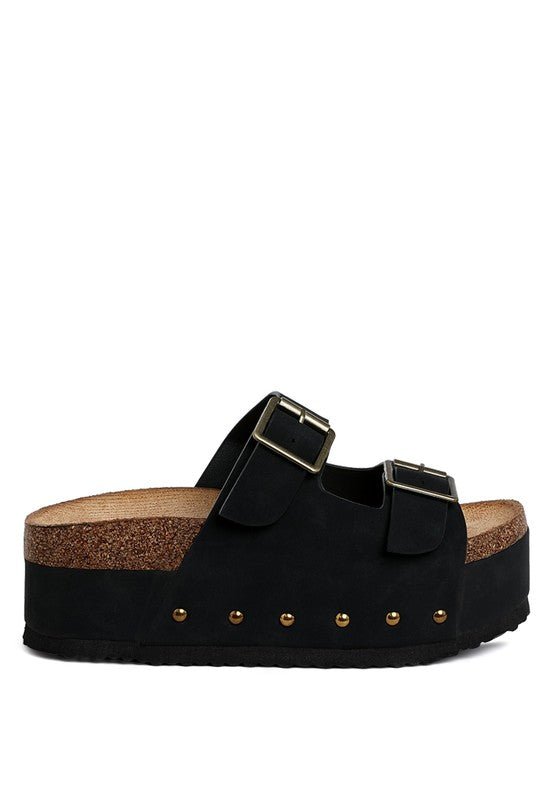 Impala Studded Faux Leather Slip Ons - Sleekdenim.com