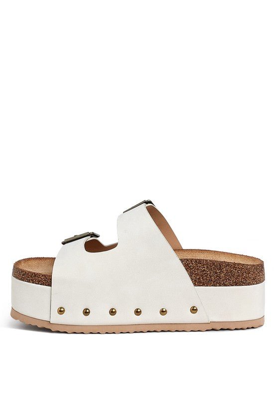 Impala Studded Faux Leather Slip Ons - Sleekdenim.com