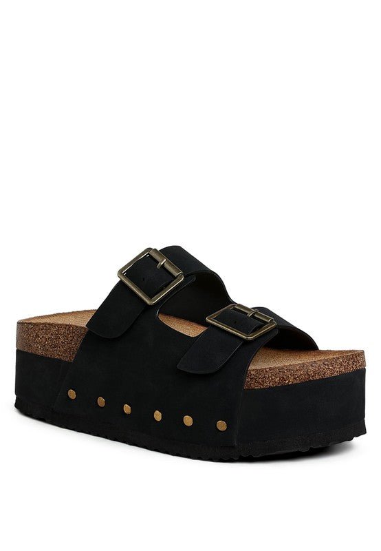 Impala Studded Faux Leather Slip Ons - Sleekdenim.com