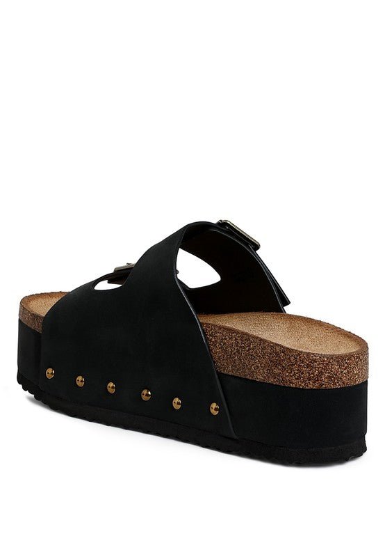 Impala Studded Faux Leather Slip Ons - Sleekdenim.com