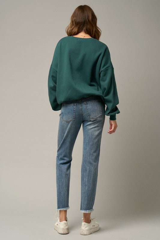 INSANE GENE HIGH RISE PREMIUM HEAVY DISTRESSED STRAIGHT JEANS - Sleekdenim.com