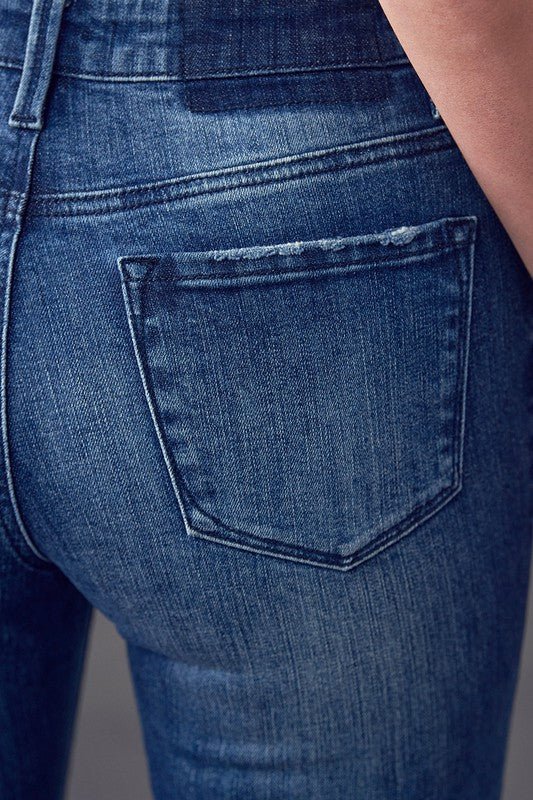 INSANE GENE HIGH RISE SKINNY BOOT FLARE JEANS - Sleekdenim.com