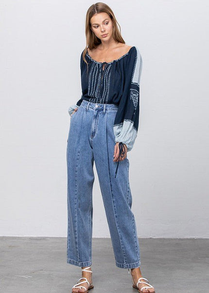 INSANE GENE HIGH WAIST SLOUCHY JEANS - Sleekdenim.com
