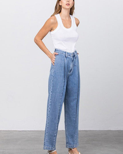 INSANE GENE HIGH WAIST SLOUCHY JEANS - Sleekdenim.com