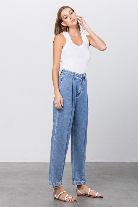 INSANE GENE HIGH WAIST SLOUCHY JEANS - Sleekdenim.com