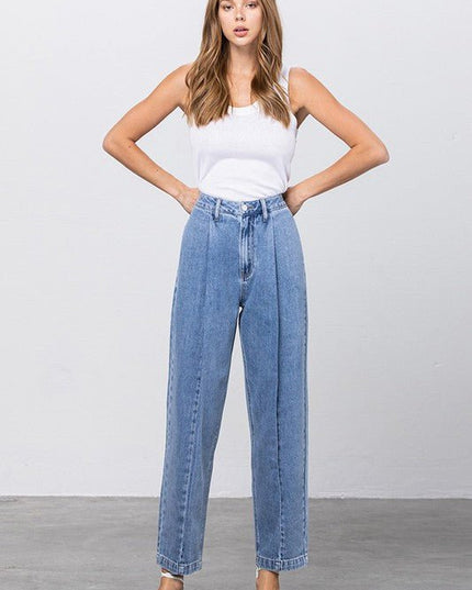 INSANE GENE HIGH WAIST SLOUCHY JEANS - Sleekdenim.com