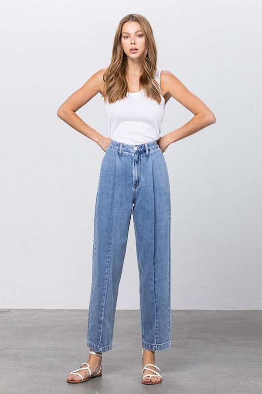 INSANE GENE HIGH WAIST SLOUCHY JEANS - Sleekdenim.com