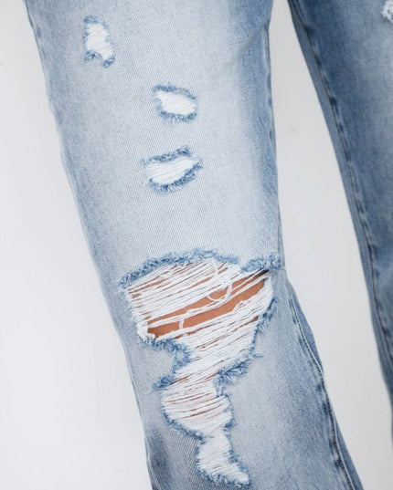 INSANE GENE HIGH WAISTED LOOSE FIT STRAIGHT LEG JEANS - Sleekdenim.com