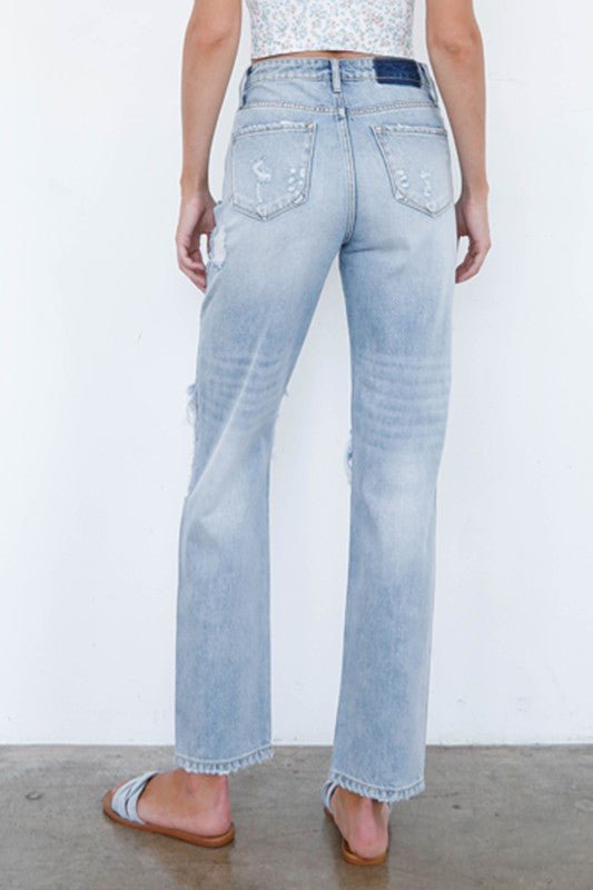 INSANE GENE MID - RISE LOOSE FIT JEANS - Sleekdenim.com