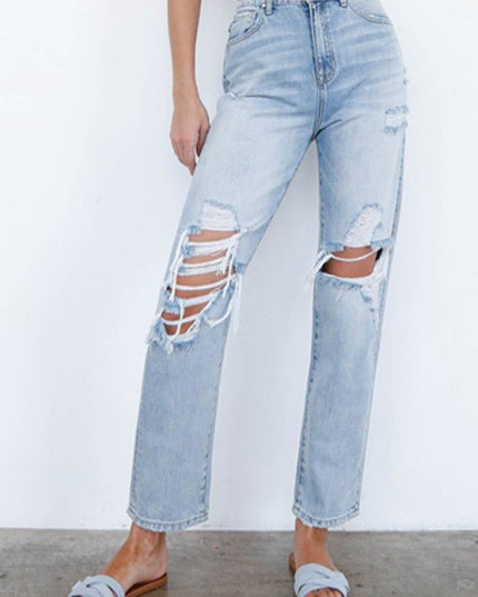 INSANE GENE MID - RISE LOOSE FIT JEANS - Sleekdenim.com