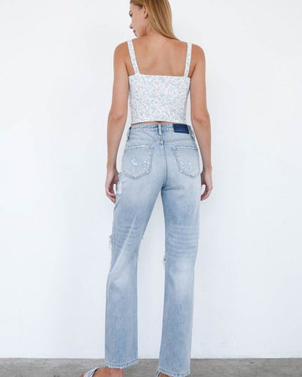 INSANE GENE MID - RISE LOOSE FIT JEANS - Sleekdenim.com