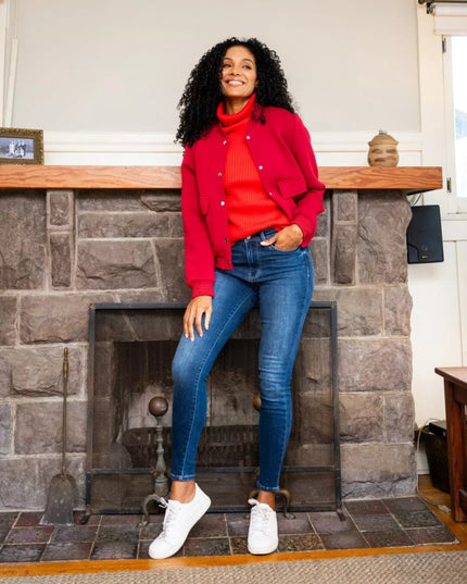 Judy Blue Full Size Washed Thermal Skinny Jeans Plus Size - Sleekdenim.com