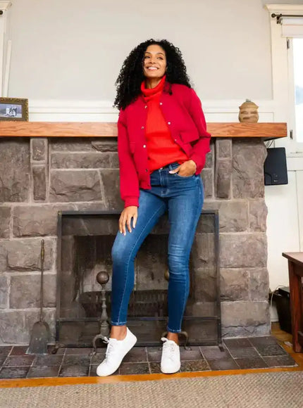 Judy Blue Full Size Washed Thermal Skinny Jeans Plus Size - Sleekdenim.com