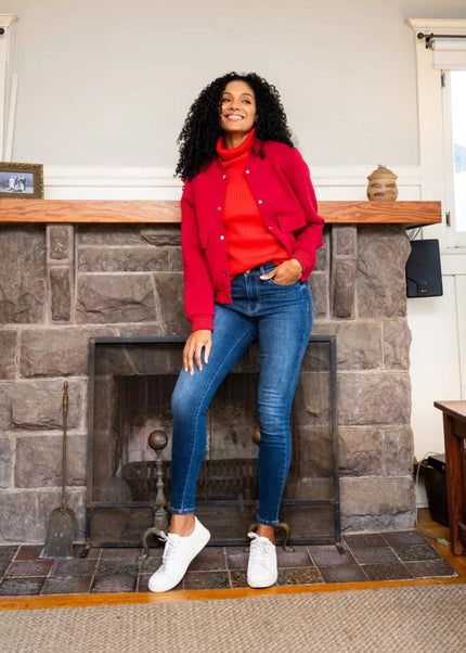 Judy Blue Full Size Washed Thermal Skinny Jeans Plus Size - Sleekdenim.com