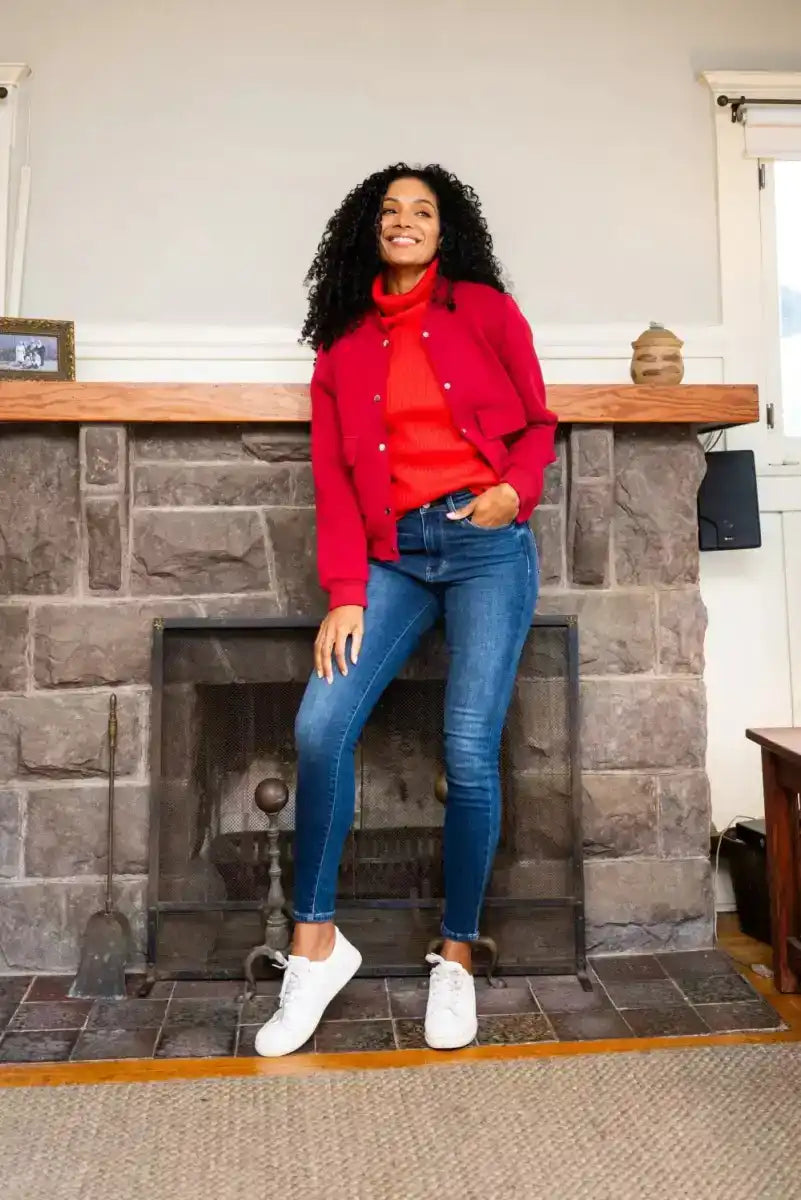 Judy Blue Full Size Washed Thermal Skinny Jeans Plus Size - Sleekdenim.com