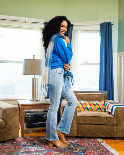 Judy Blue Mid Rise Thermal Bootcut Jeans - Sleekdenim.com