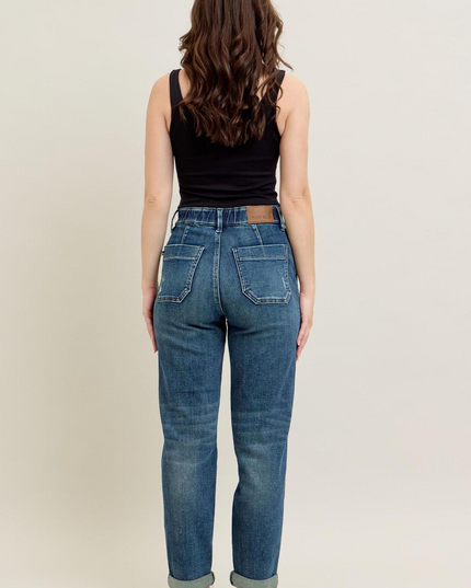 Judy Blue High Waist Vintage Jogger Denim Jeans 88971