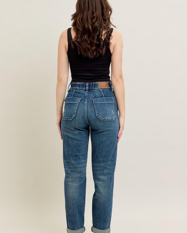 Judy Blue High Waist Vintage Jogger Denim Jeans 88971