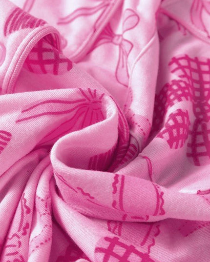 JUNIPER BLVD Bow Shirt and Shorts Pajamas Set - Sleekdenim.com