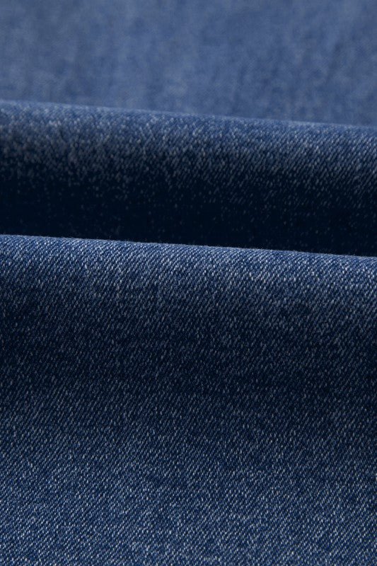 JUNIPER BLVD Denim Raw Hem Straight Leg Jeans - Sleekdenim.com