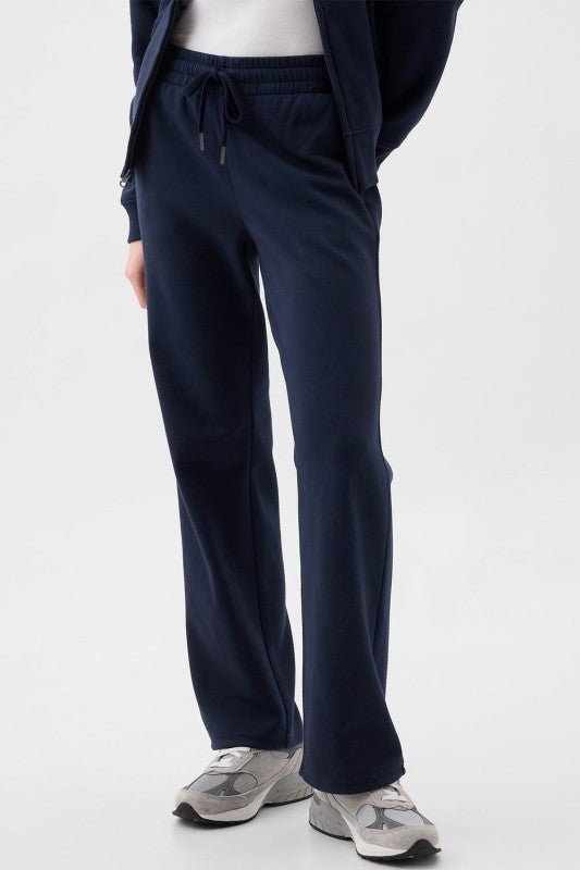 JUNIPER BLVD Solid Fleece - Lined Drawstring Waist Pants - Sleekdenim.com