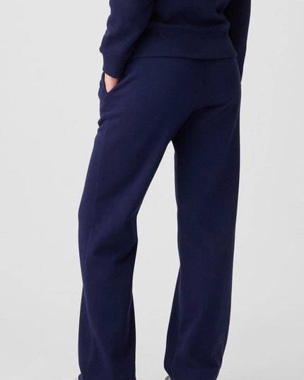 JUNIPER BLVD Solid Fleece - Lined Drawstring Waist Pants - Sleekdenim.com