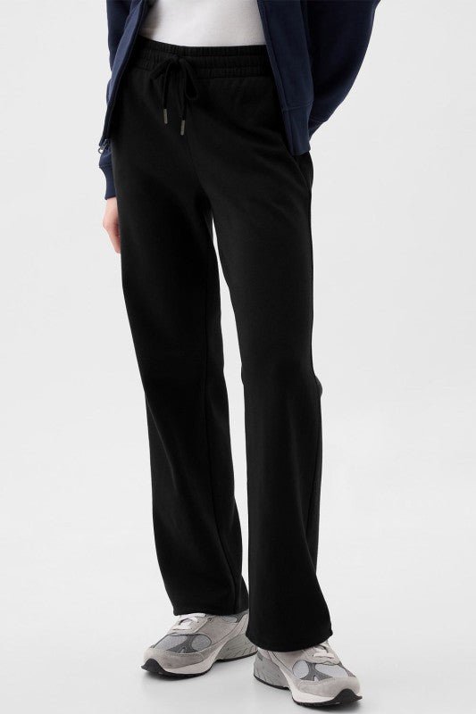 JUNIPER BLVD Solid Fleece - Lined Drawstring Waist Pants - Sleekdenim.com