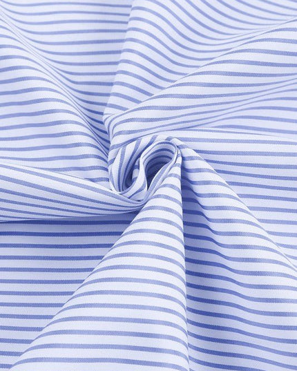 JUNIPER BLVD Stripe Smocked Long Sleeve Button - Up Shirt - Sleekdenim.com