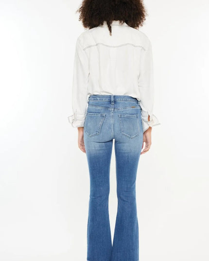 Kancan High Rise Frayed Hem Jeans - Sleekdenim.com