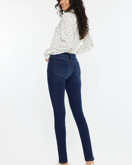 Kancan Mid Rise Super Skinny Jeans - Sleekdenim.com