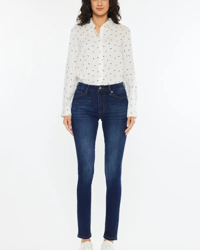Kancan Mid Rise Super Skinny Jeans - Sleekdenim.com