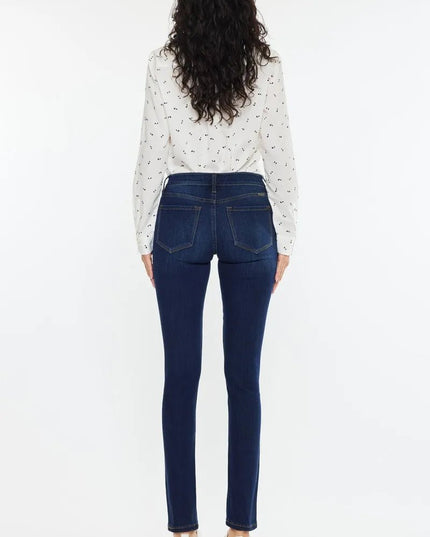 Kancan Mid Rise Super Skinny Jeans - Sleekdenim.com