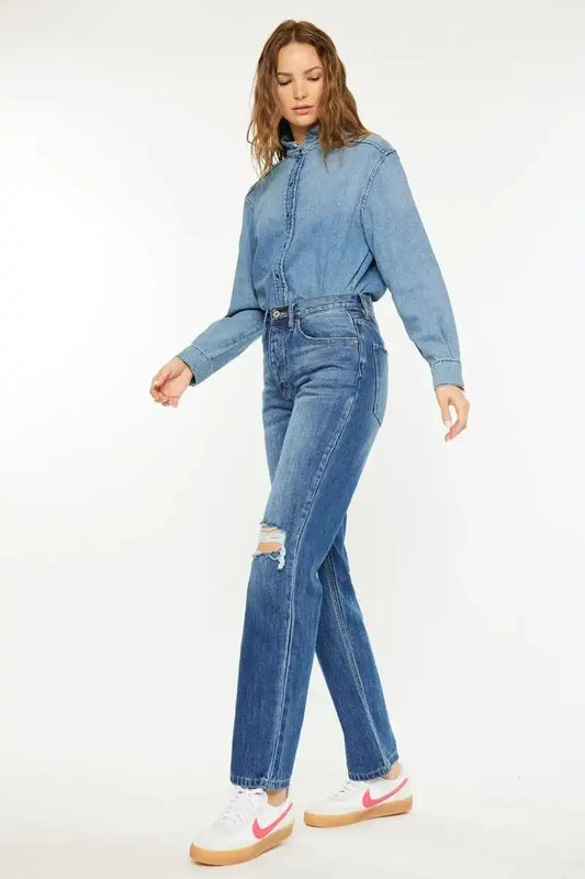 Kancan Ultra High Rise 90's Boyfriend Jeans