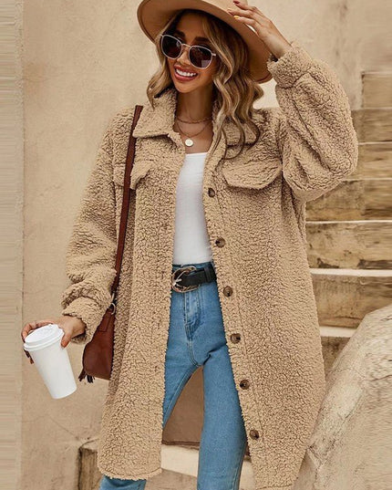 Miss Sparkling Sherpa coat - Sleekdenim.com