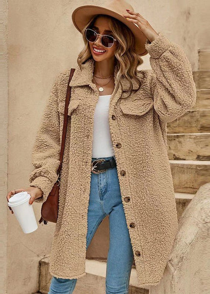Miss Sparkling Sherpa coat - Sleekdenim.com