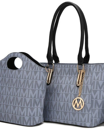 MKF Casey M Signature Tote & Crossbody Set - Sleekdenim.com