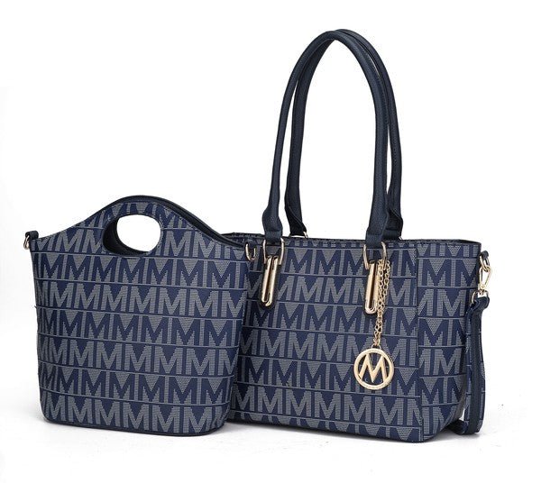 MKF Casey M Signature Tote & Crossbody Set - Sleekdenim.com