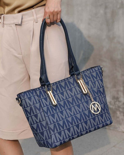 MKF Casey M Signature Tote & Crossbody Set - Sleekdenim.com