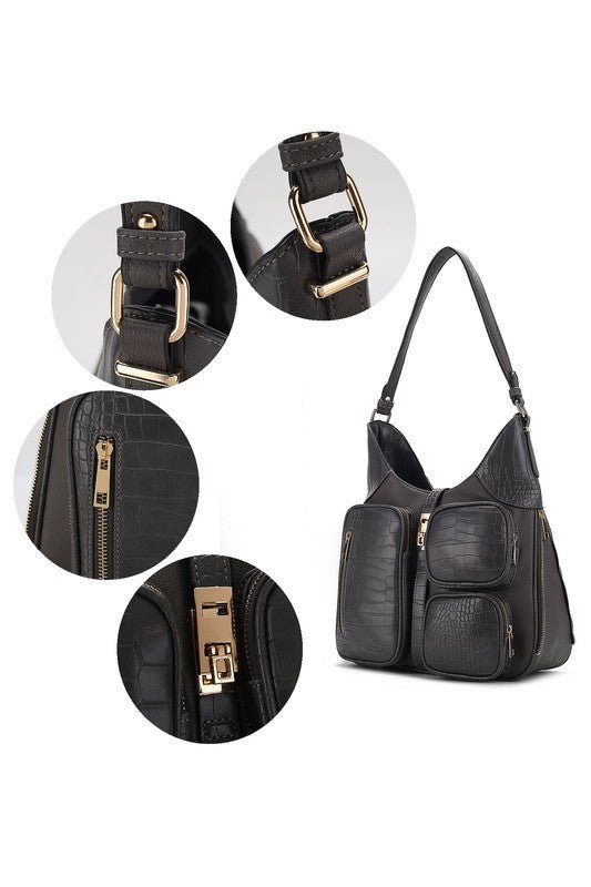 MKF Collection Daphne Women's Hobo Shoulder Bag - Sleekdenim.com