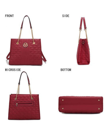 MKF Collection Makenna Vegan Leather Women’s Shoulder Bag by Mia K - Sleekdenim.com