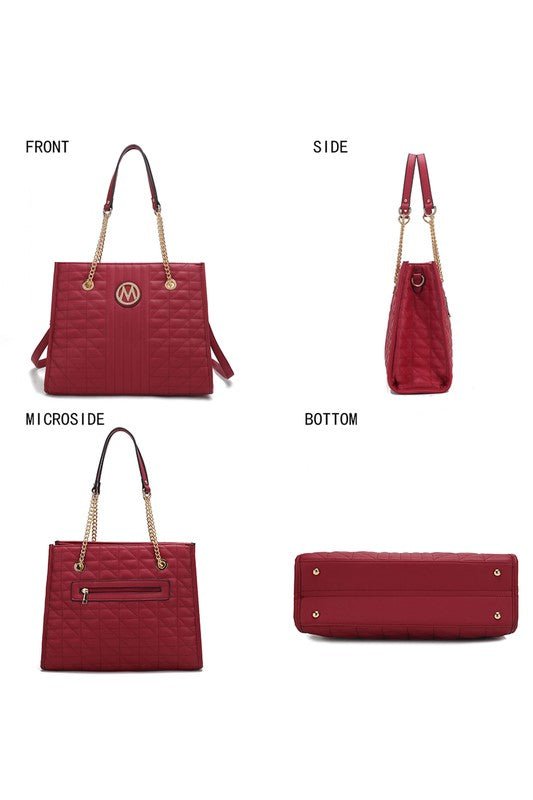 MKF Collection Makenna Vegan Leather Women’s Shoulder Bag by Mia K - Sleekdenim.com